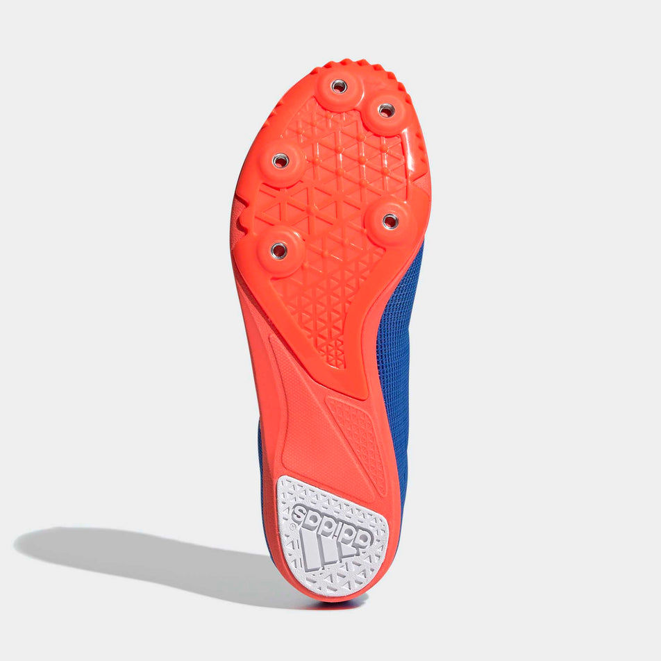 Outsole view of junior-unisex adidas allroundstar running spikes (7012926914722)