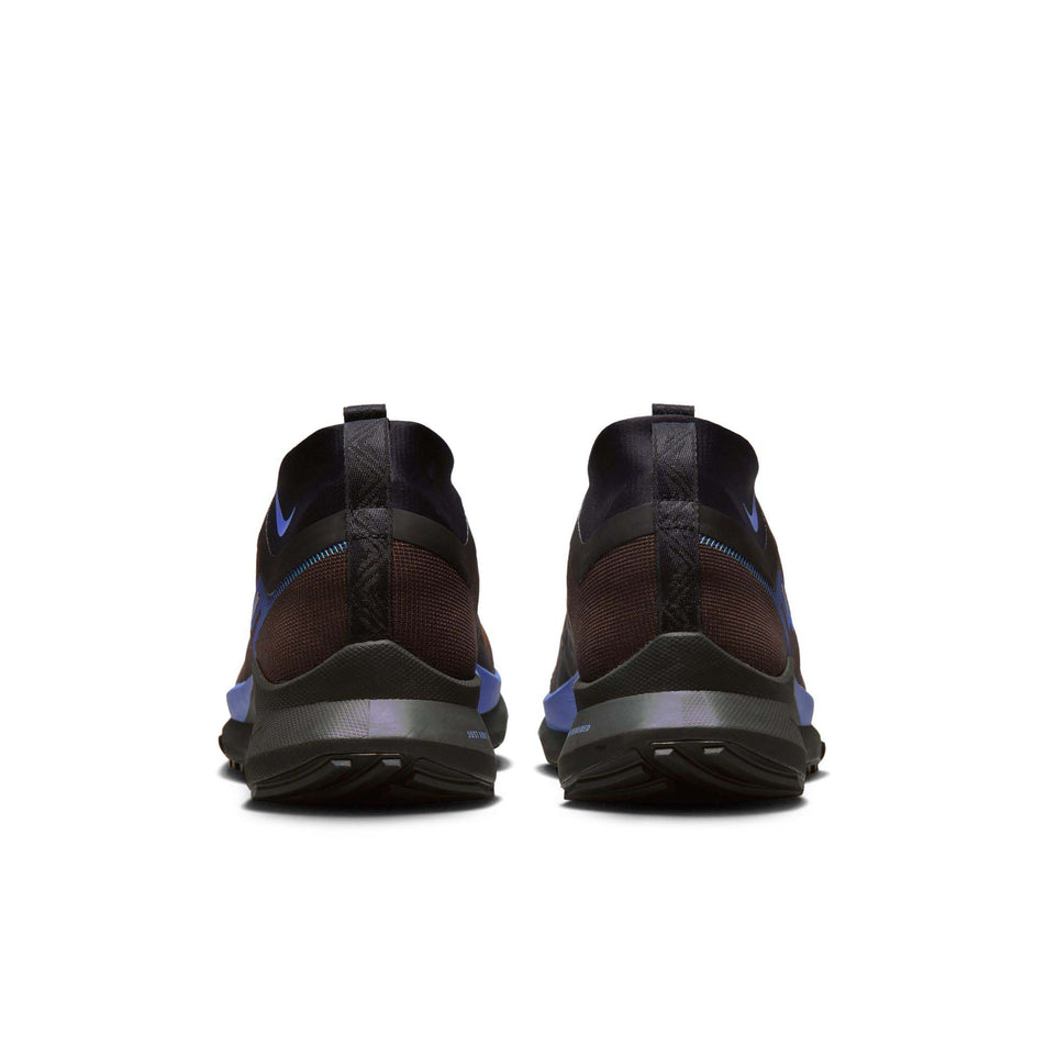 Pair posterior view of Nike Men's React Pegasus Trail 4 GORE-TEX Running Shoes in brown (7671252091042)