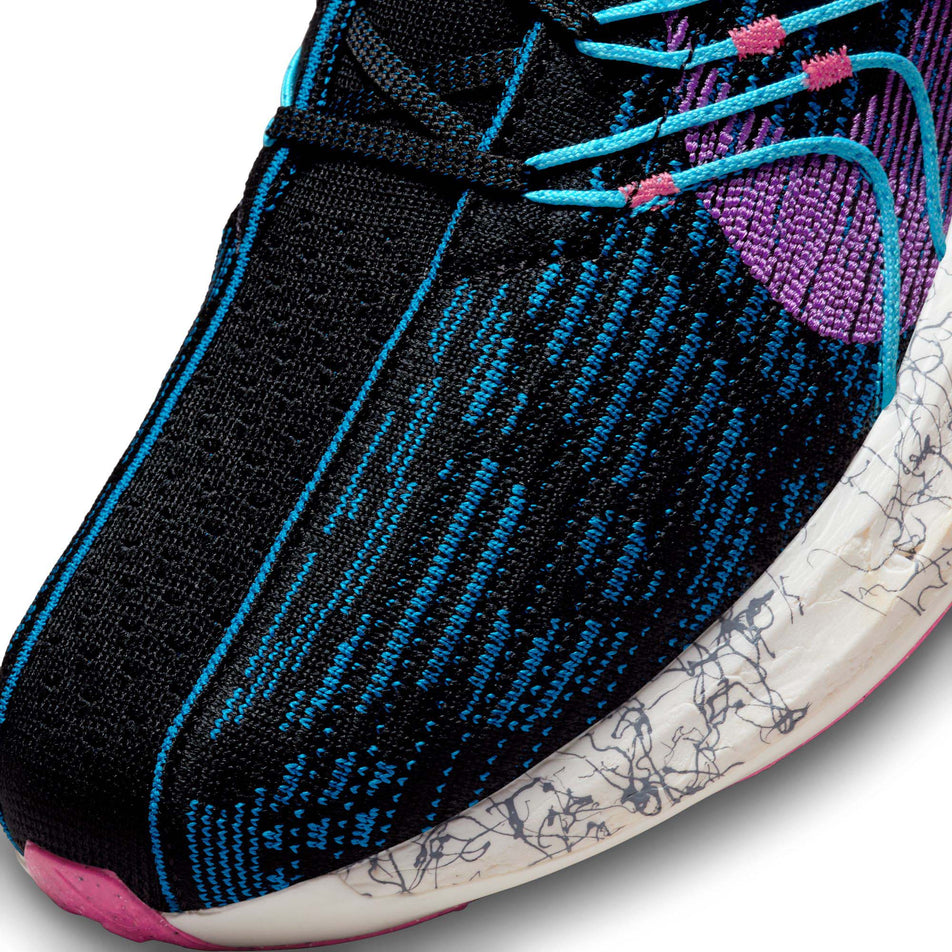 The toe box on the left shoe from a pair of men's Nike Pegasus Turbo Next Nature SE Road Running Shoes (7864276353186)