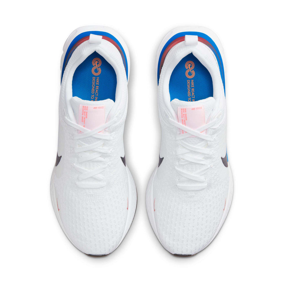 The uppers on a pair of Nike Men's React Infinity Run Flyknit 3 Road Running Shoes (7864313315490)