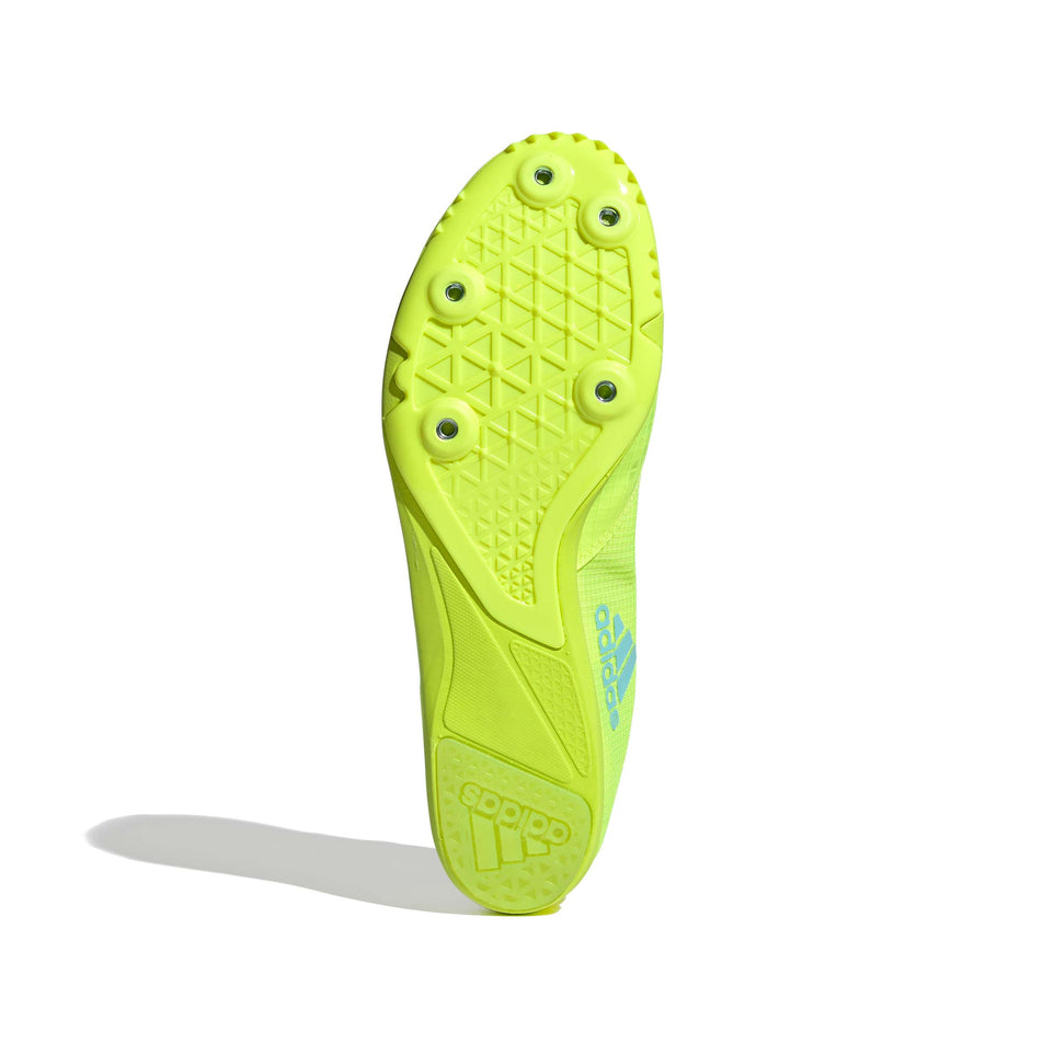 Outsole view of unisex adidas distancestar distance track spikes (7477506441378)