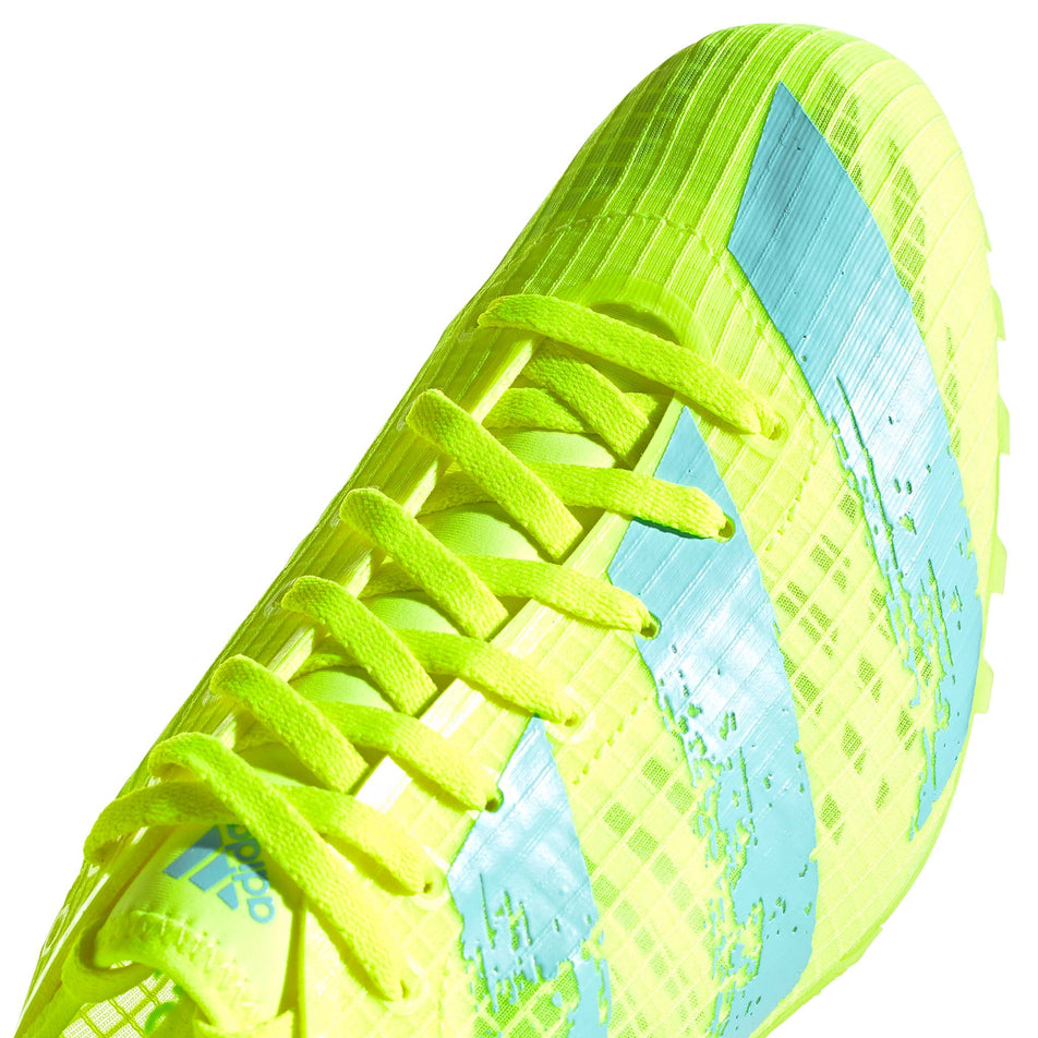 Toebox view of unisex adidas sprintstar sprint track spikes (7477519024290)