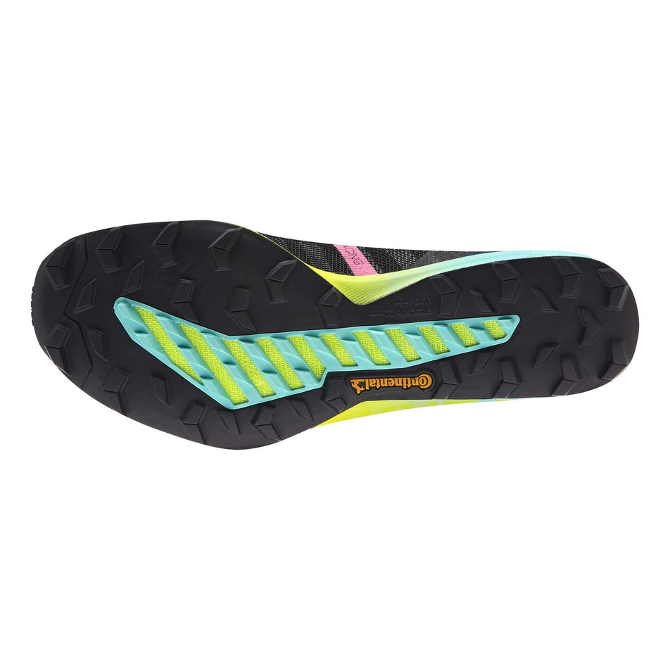 Outsole view of men's adidas terrex speed pro running shoes (6867950633122)