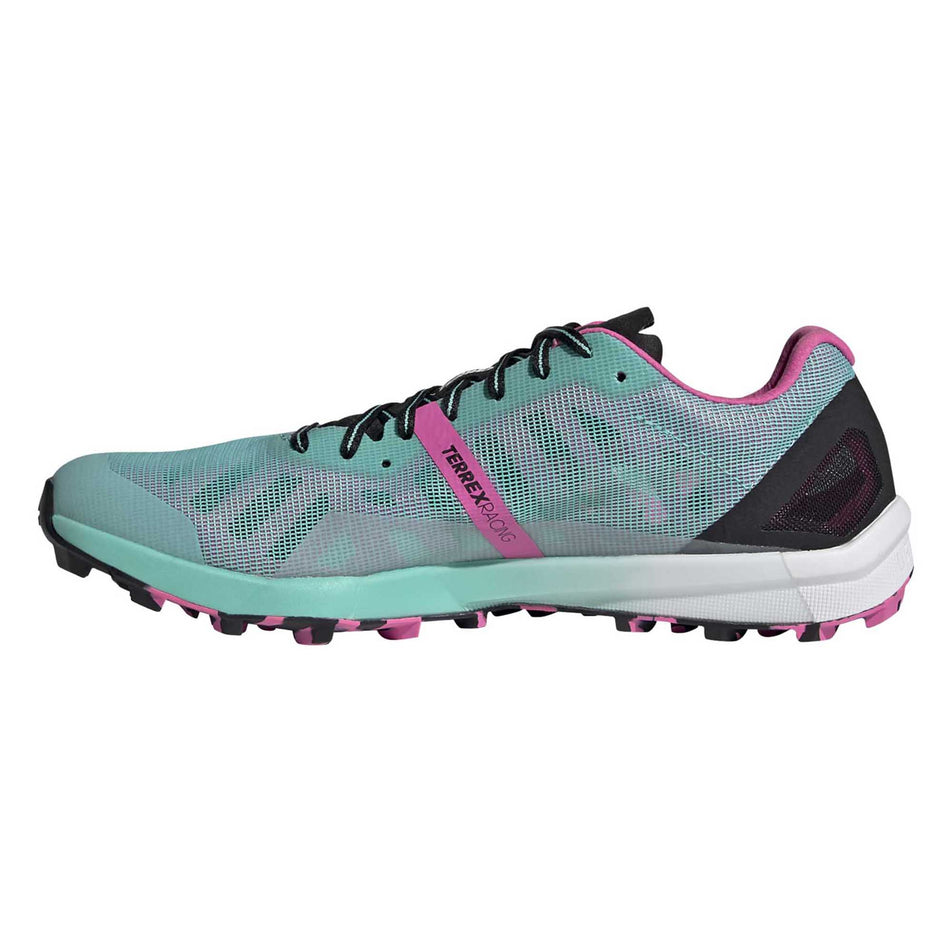 Medial view of women's adidas terrex speed pro running shoes (6872523145378)
