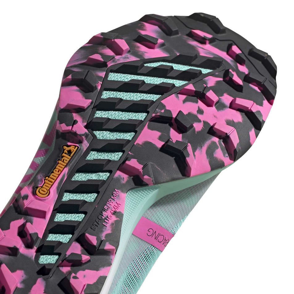 Outsole forefoot view of women's adidas terrex speed pro running shoes (6872523145378)