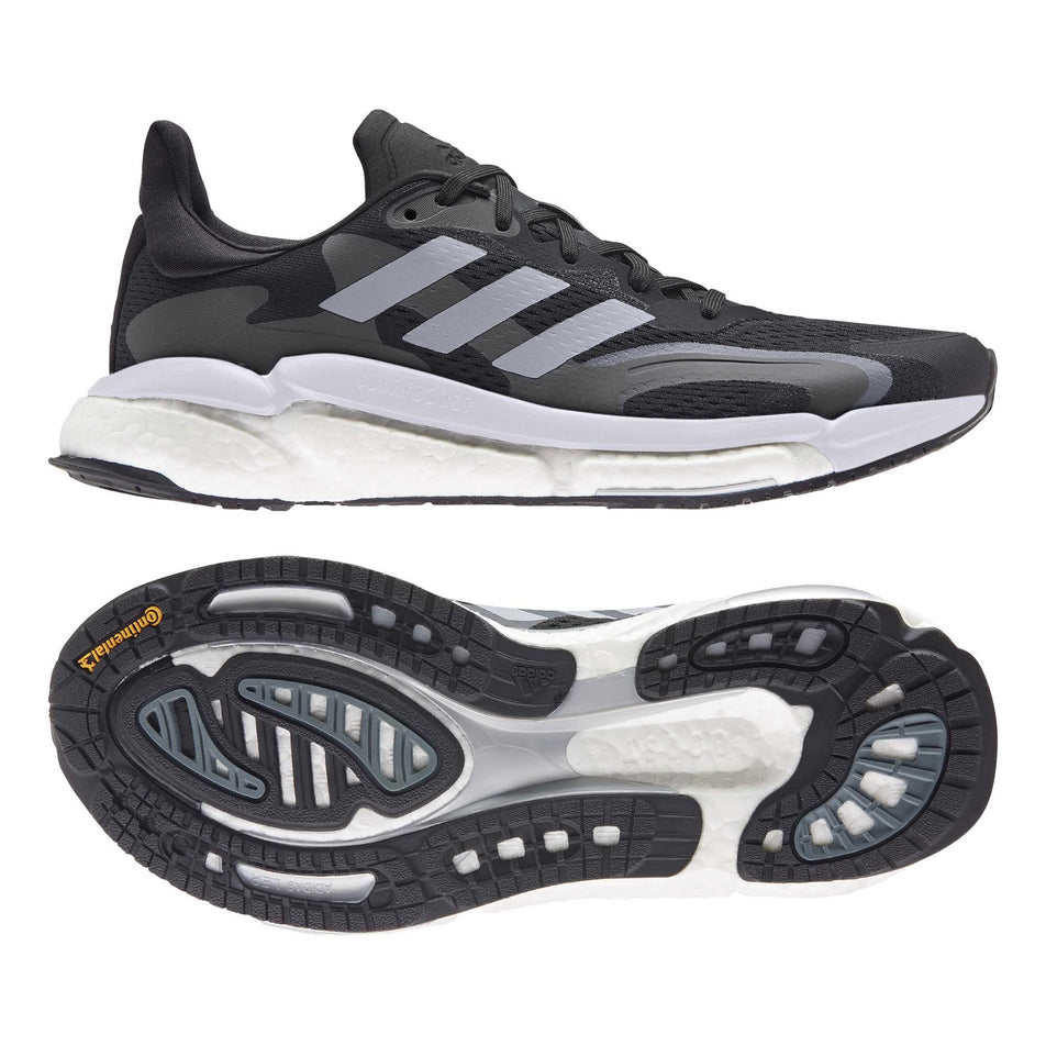 The right shoe and its outsole from a pair of  women's adidas Solar Boost 3 (6893723287714)