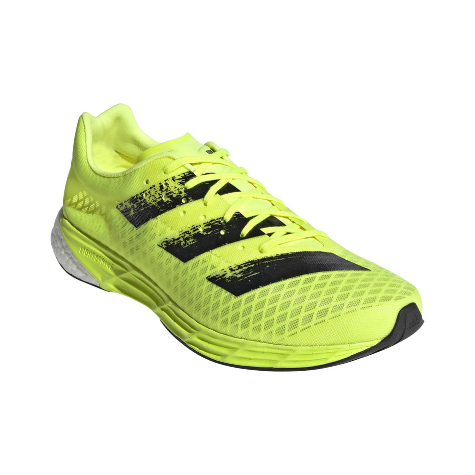 The right shoe from a pair of unisex adidas Adizero Pro (6893799243938)