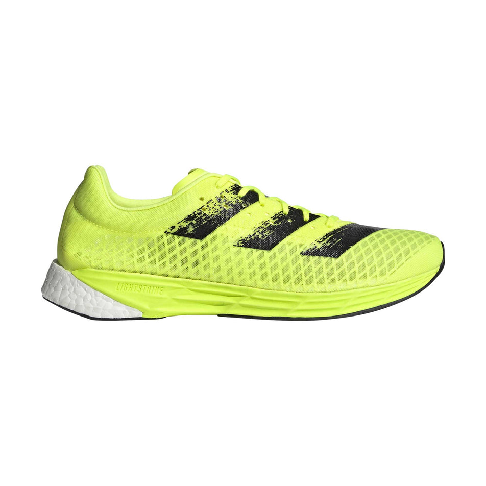 The right shoe from a pair of unisex adidas Adizero Pro (6893799243938)