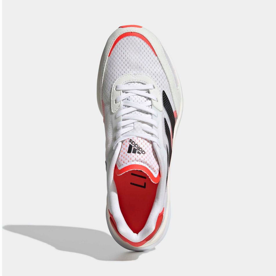 Upper view of women's adidas adizero boston 10 running shoes (6872494112930)