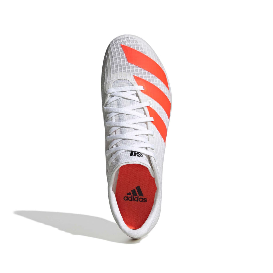Upper view of unisex adidas distancestar distance track spikes (7477499297954)