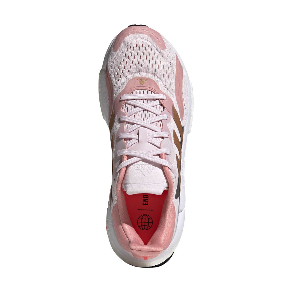 Upper view of women's adidas solar boost 4 running shoes (7280432808098)