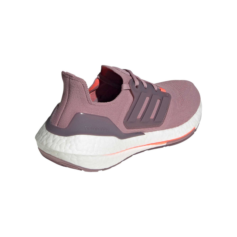 Posterior angled view of women's adidas ultraboost 22 running shoes (7280406593698)