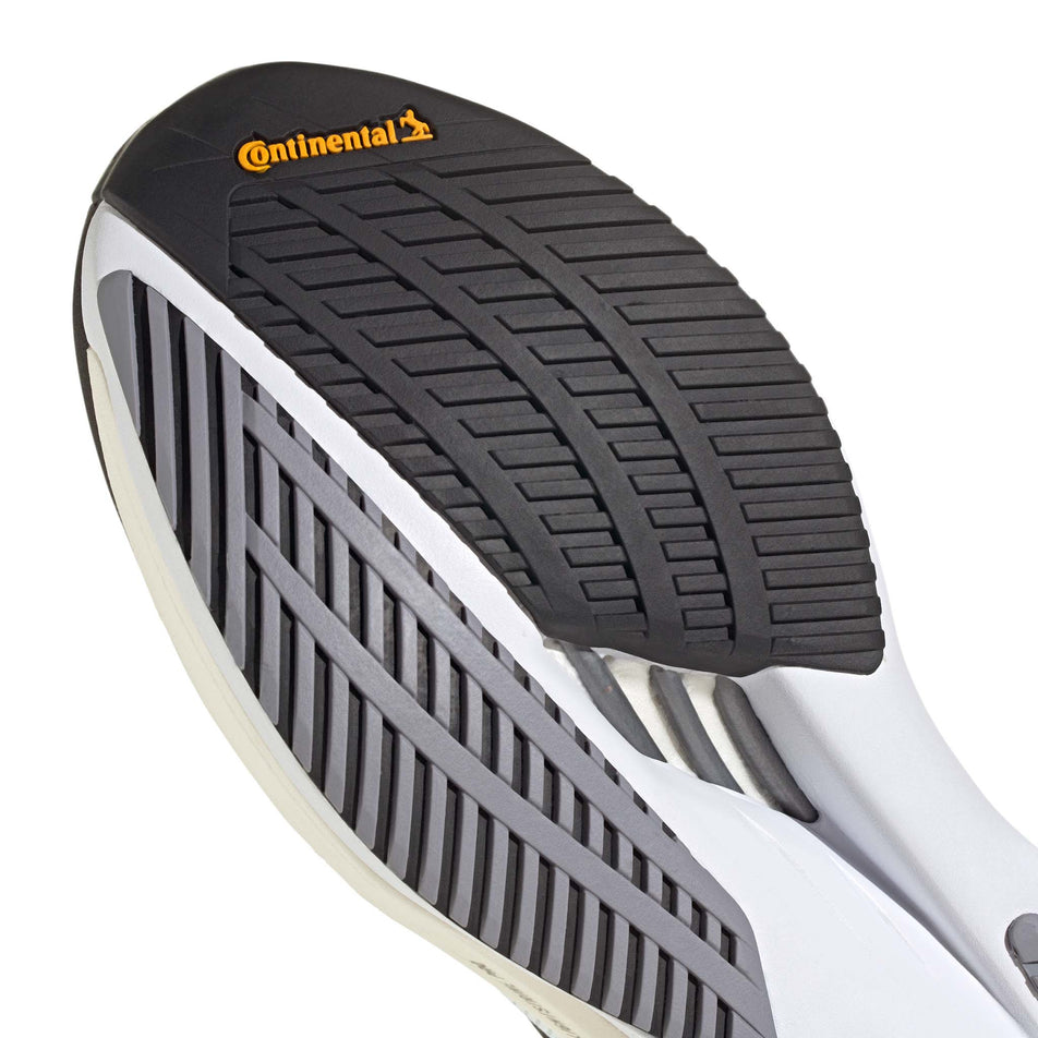 Continental grip view of men's adidas adizero boston 11 running shoes in black (7510265299106)