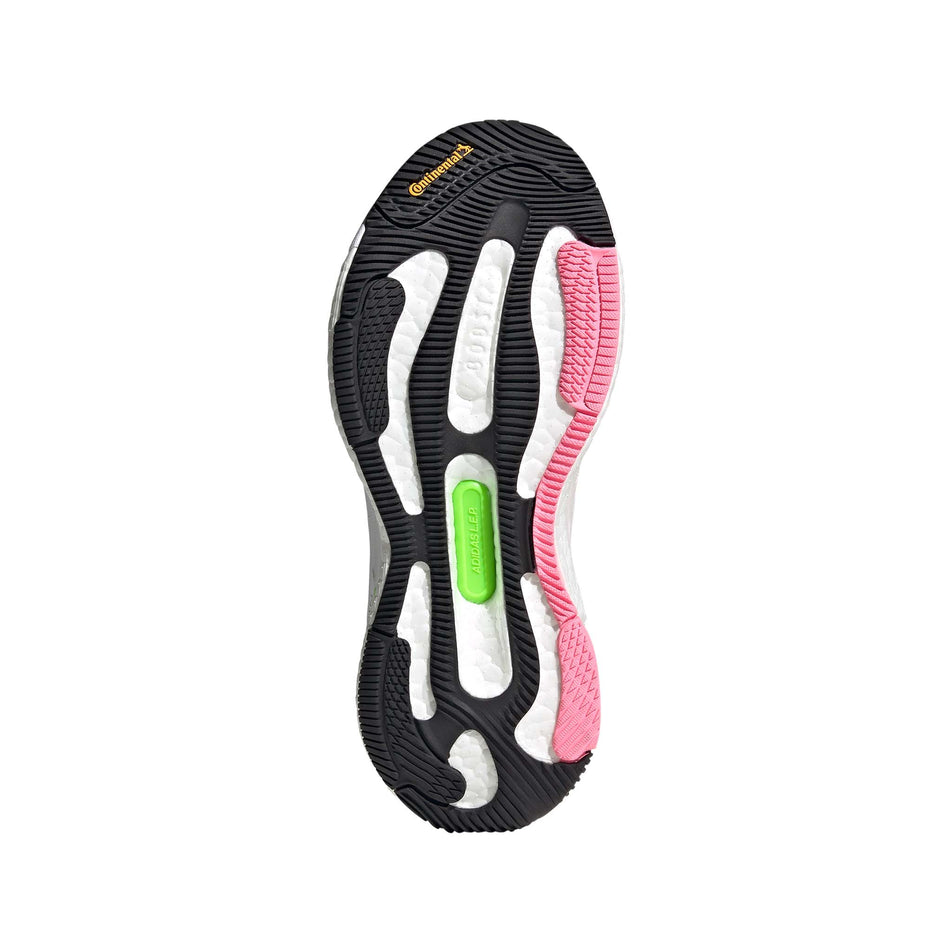 Outsole view of women's adidas solar control running shoes in pink (7510276014242)