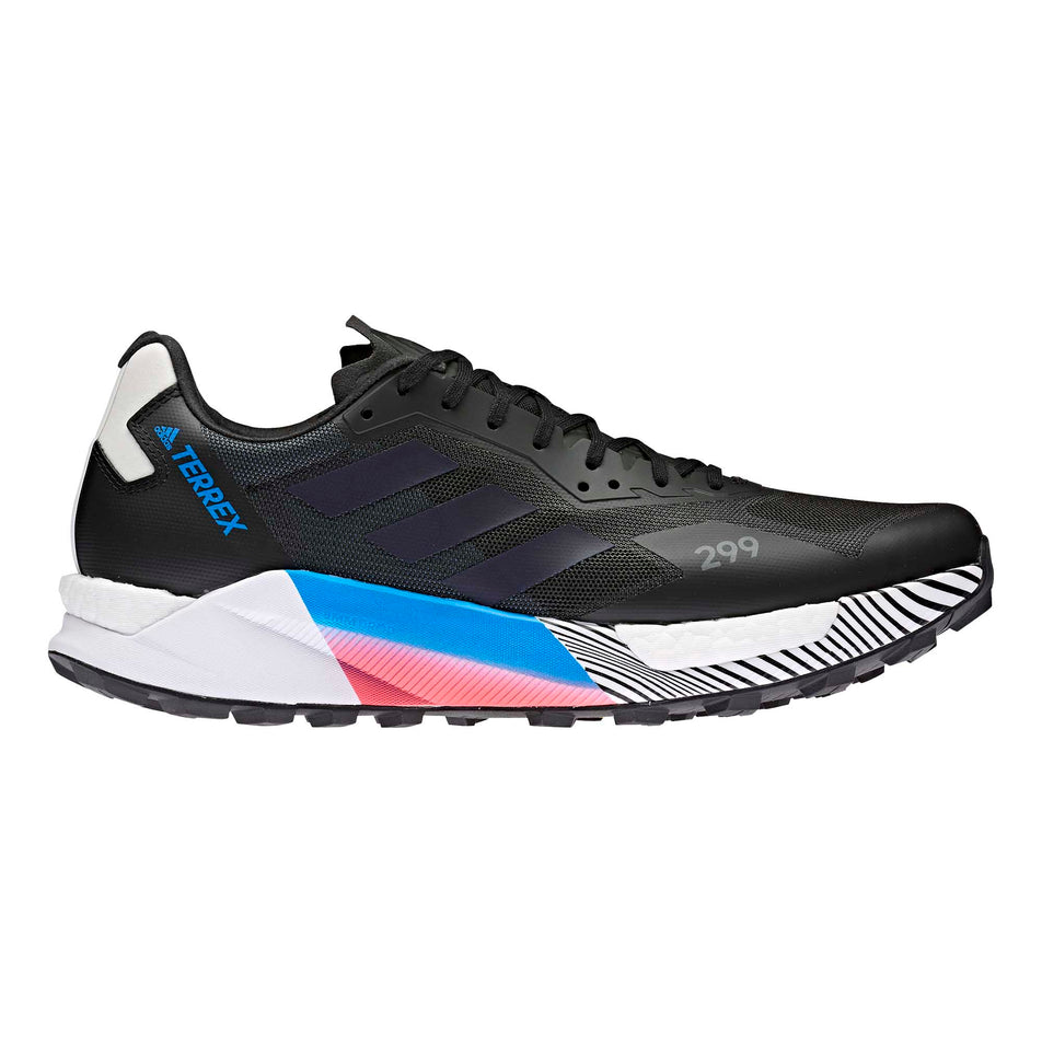 Lateral view of men's adidas terrex agravic ultra running shoes (7280363569314)