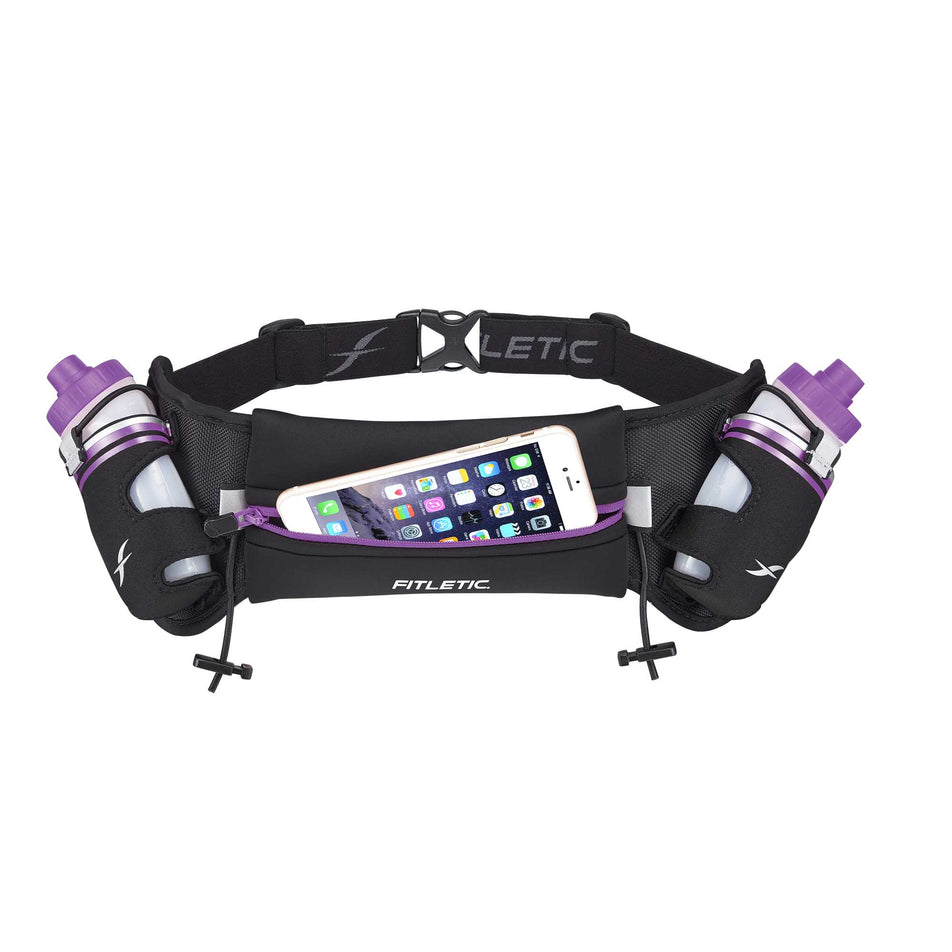 Zip pocket view of unisex fitletic hydra running waistpack (6950173376674)