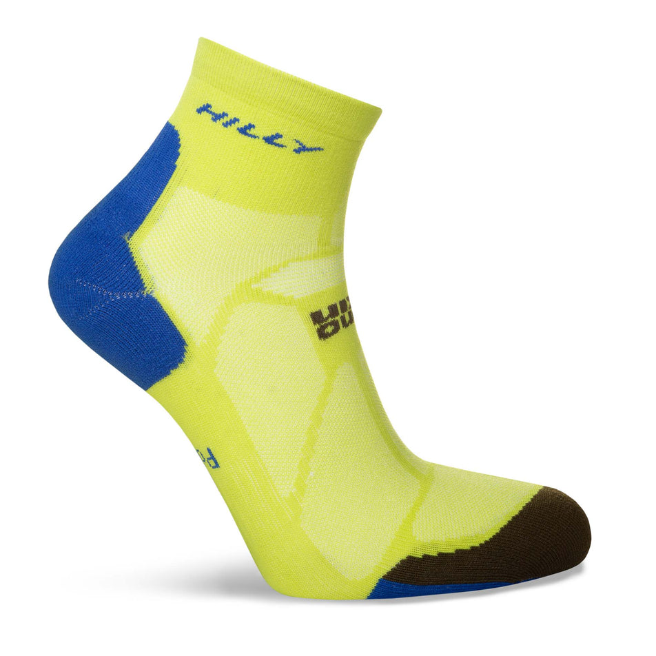 Lateral side of the right sock from a pair of Hilly Unisex Marathon Fresh Anklet Running Socks (7757232930978)