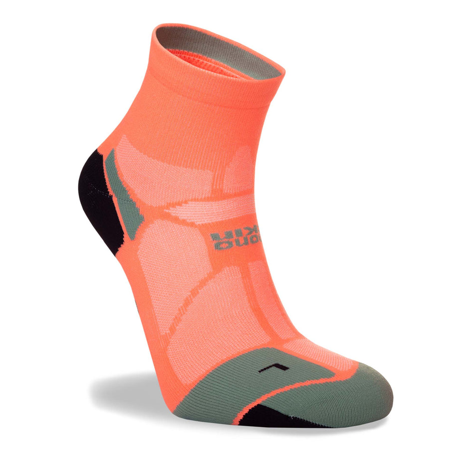 Medial side of the left sock from a pair of Unisex Marathon Fresh Anklet Running Socks (7757252165794)