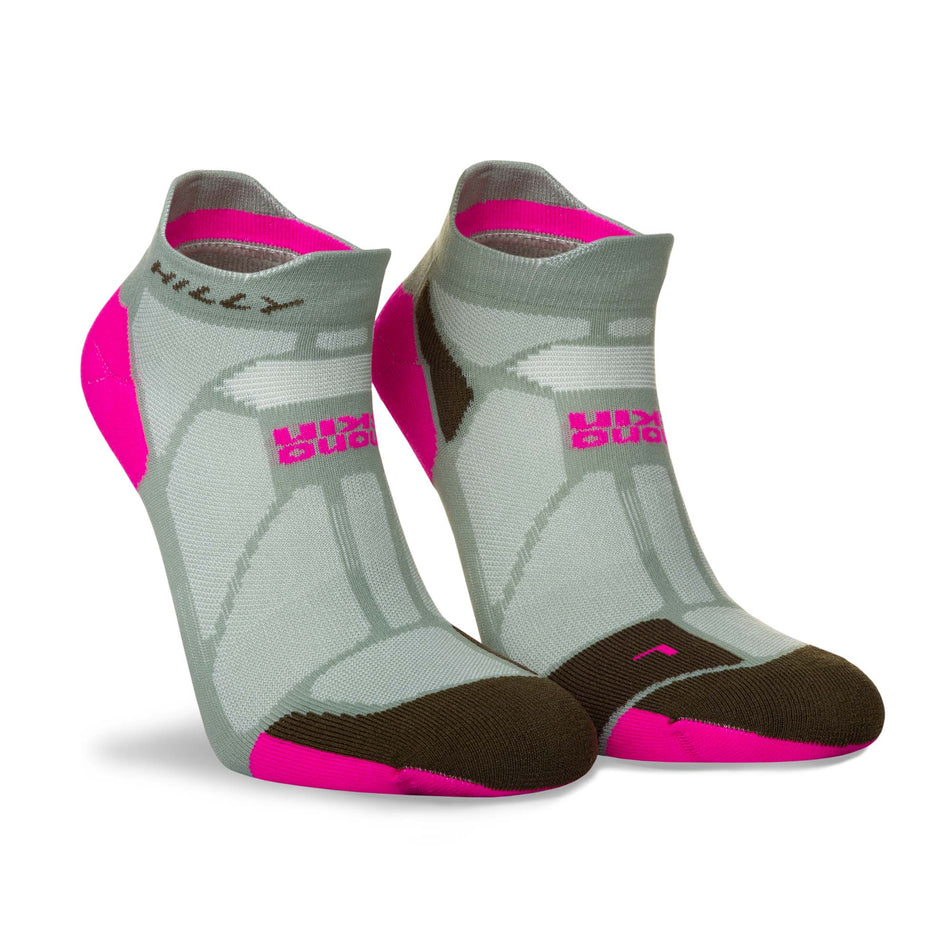 A pair of Hilly Unisex Marathon Fresh Running Socklet (7757347782818)