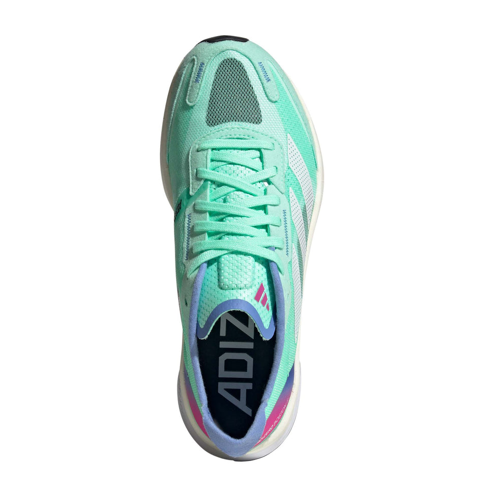 The upper of the right shoe from a pair of women's adidas Adizero Boston 11 Running Shoes (7705912410274)