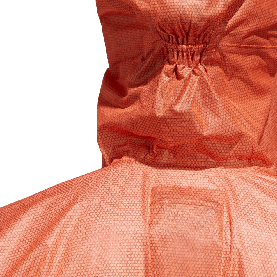 Close-up of the back of the hood on an adidas Men's Terrex Agravic 2.5L Rain.RDY Jacket (7766903292066)