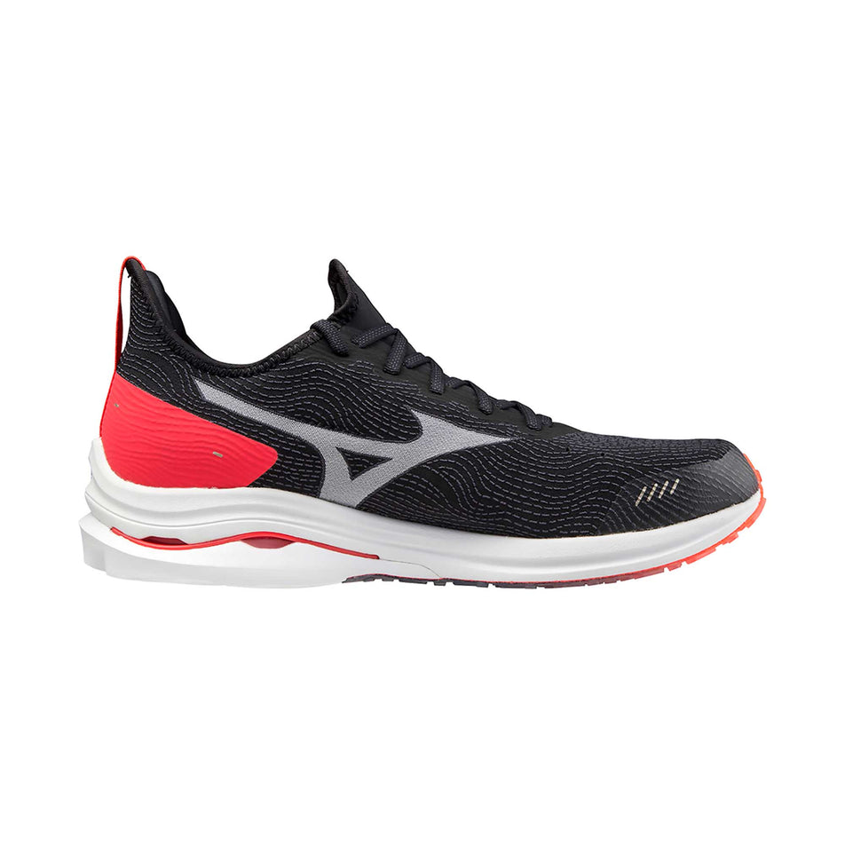 Medial side of the left shoe from a pair of men's Mizuno Wave Rider Neo (6897377181858)