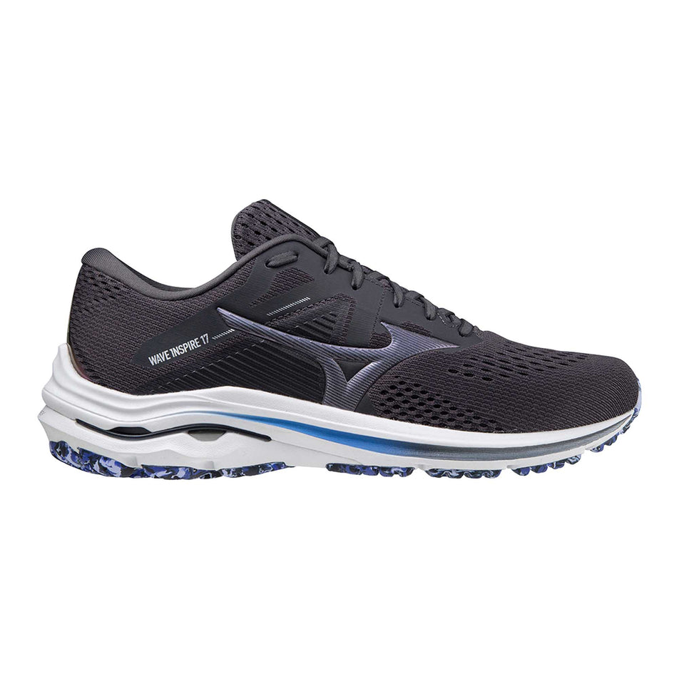 Lateral view of men's mizuno wave inspire 17 running shoes (6882954248354)