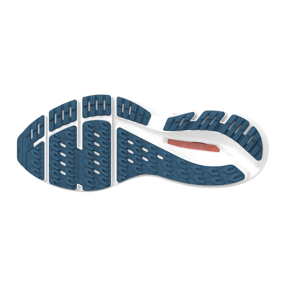 The outsole of the left shoe from a pair of men's Mizuno Wave Equate 7 Running Shoes (7725221085346)