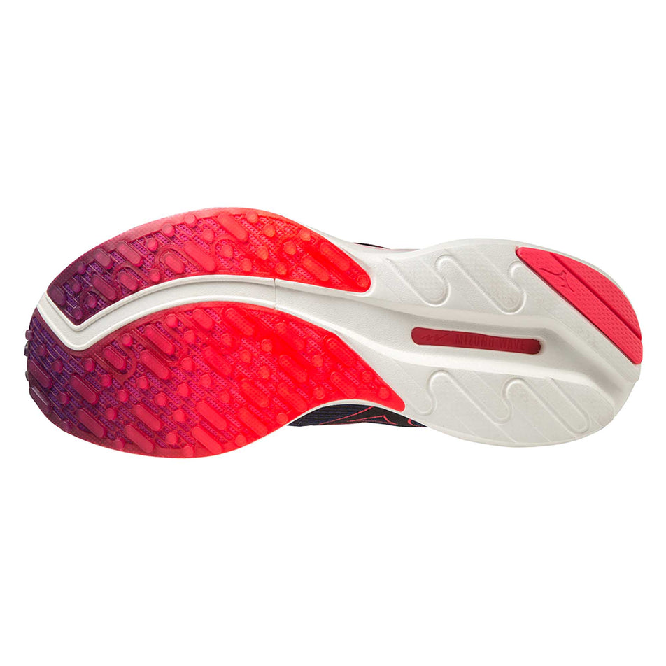 Outsole view of women's mizuno wave rider neo running shoes (7025075650722)