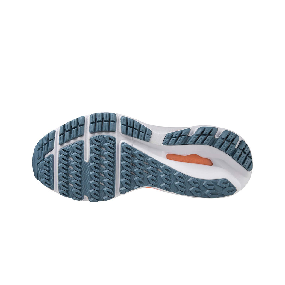 The outsole of the left shoe from a pair of women's Mizuno Wave Equate 7 Running Shoes (7725222461602)