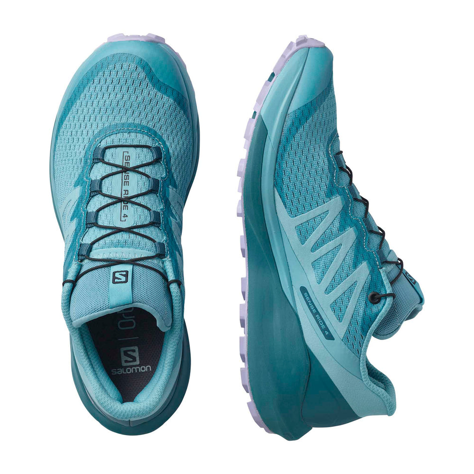 Pair of women's Salomon Sense Ride 4 running shoes (6888727838882)