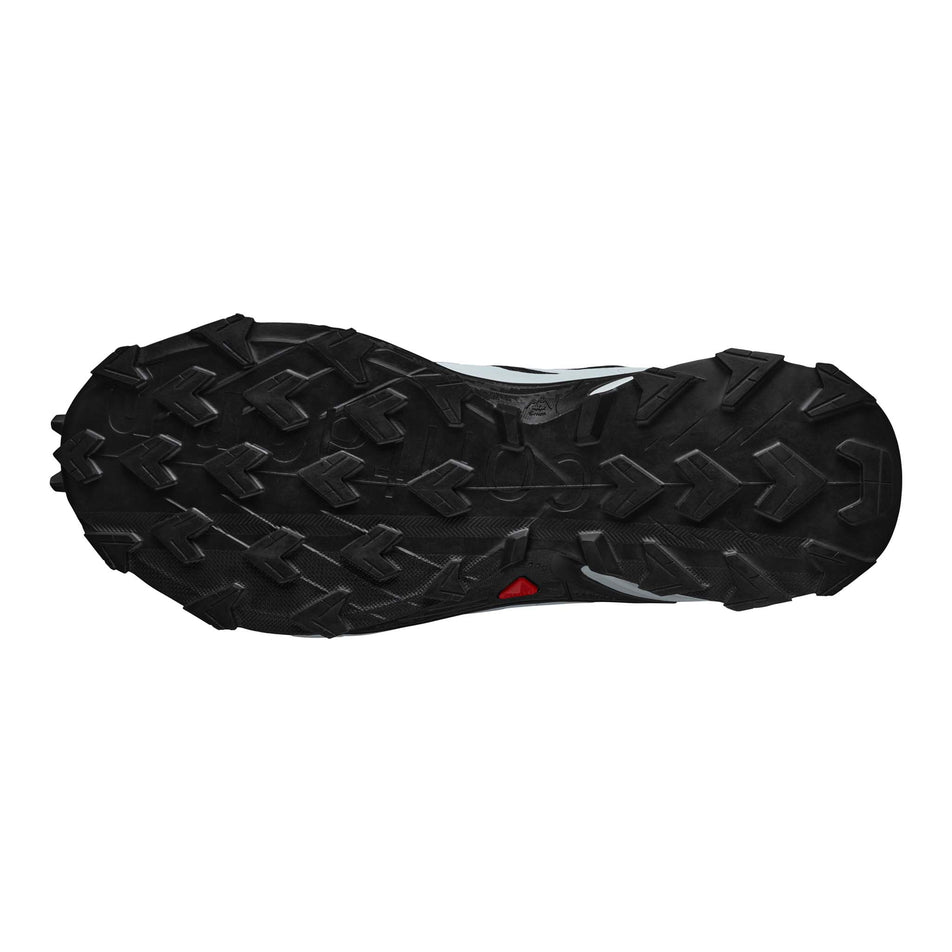 Outsole view of men's salomon supercross 4 running shoes (7528568160418)