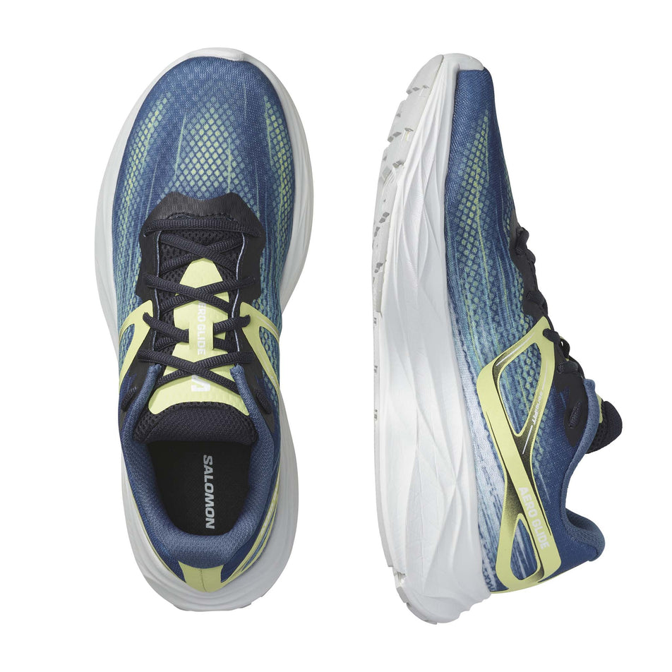 A pair of men's Salomon Aero Glide Running Shoes (7772907176098)
