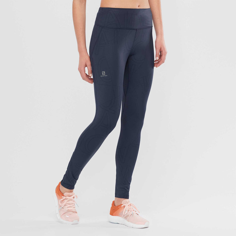 Front of the Salomon Agile Long Tights (6918170411170)