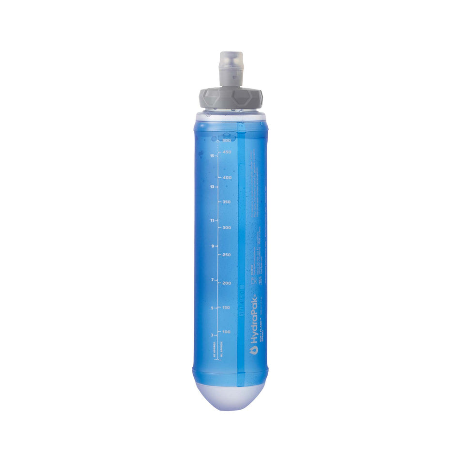 Rear view of salomon soft flask 500ml/17oz speed in blue (7561377153186)