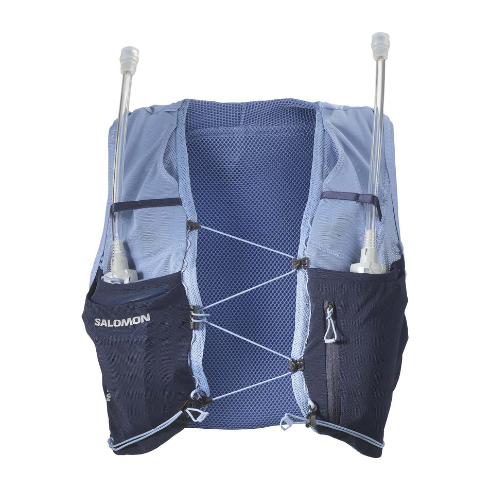 Front view of Salomon Women's ADV Skin 5 Set in blue. (7776519520418)