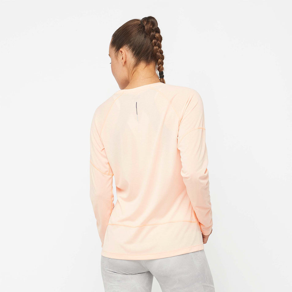 Salomon | Women's Cross Run Long Sleeve T-Shirt - Cream Tan (7891226296482)