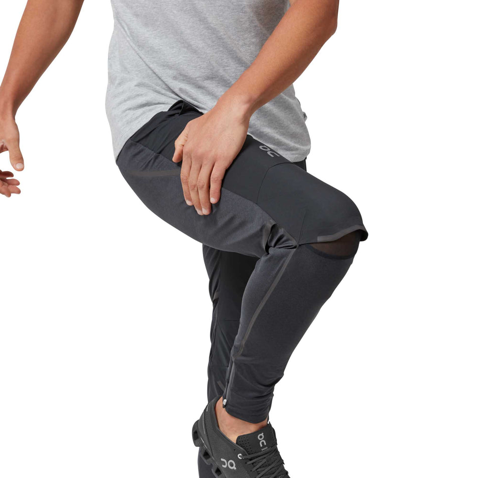 Model Stretching View of Men's On Running Pants (6910476877986)