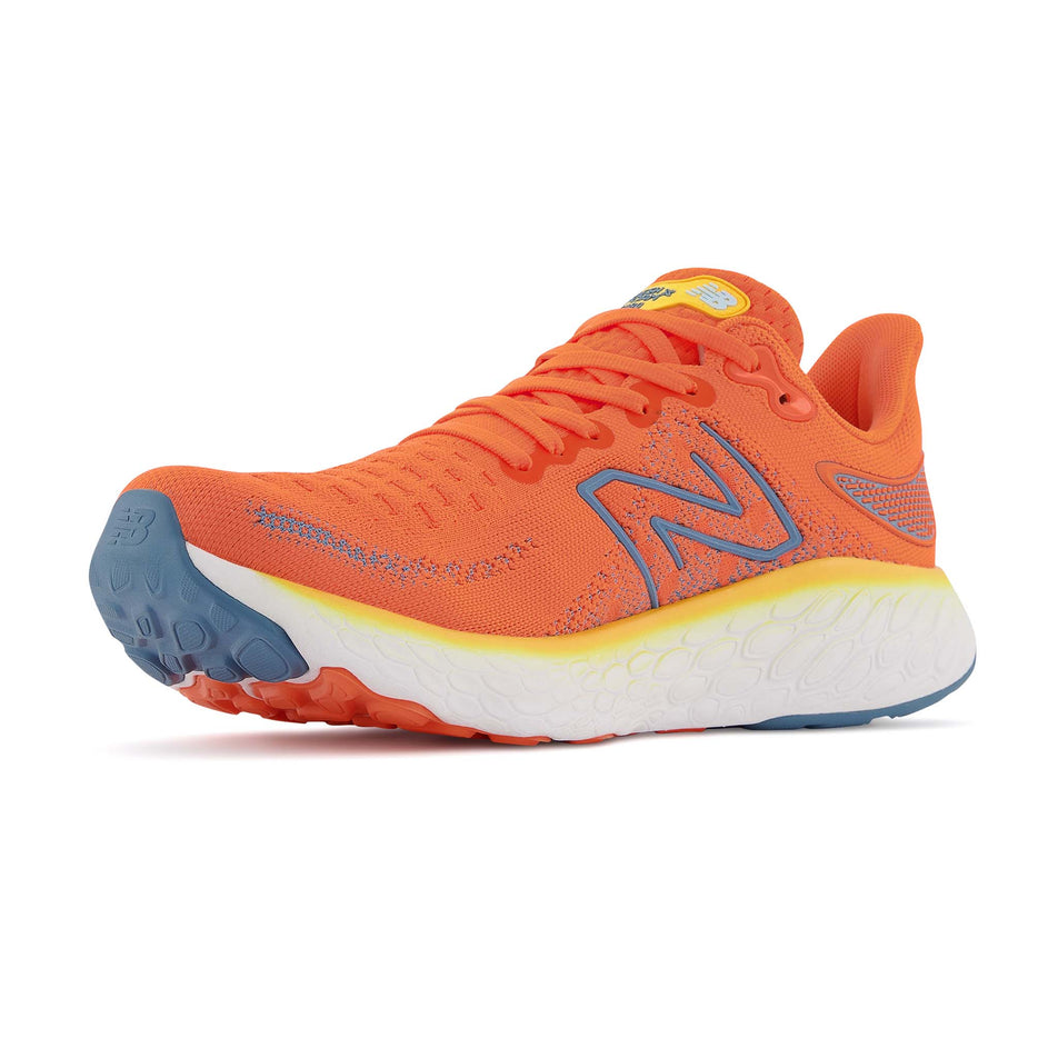 Anterior view of men's new balance fresh foam 1080v12 running shoes (7328990331042)