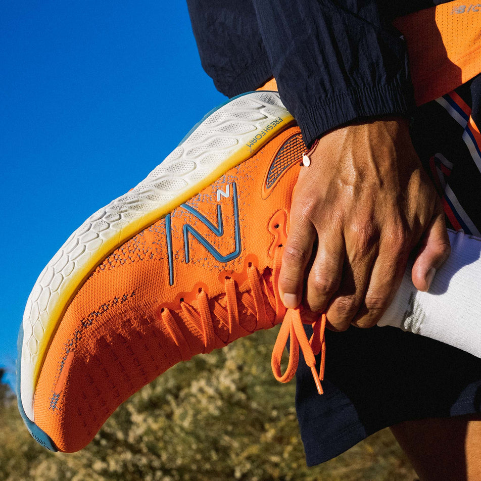 New balance orange running shoes Clearance