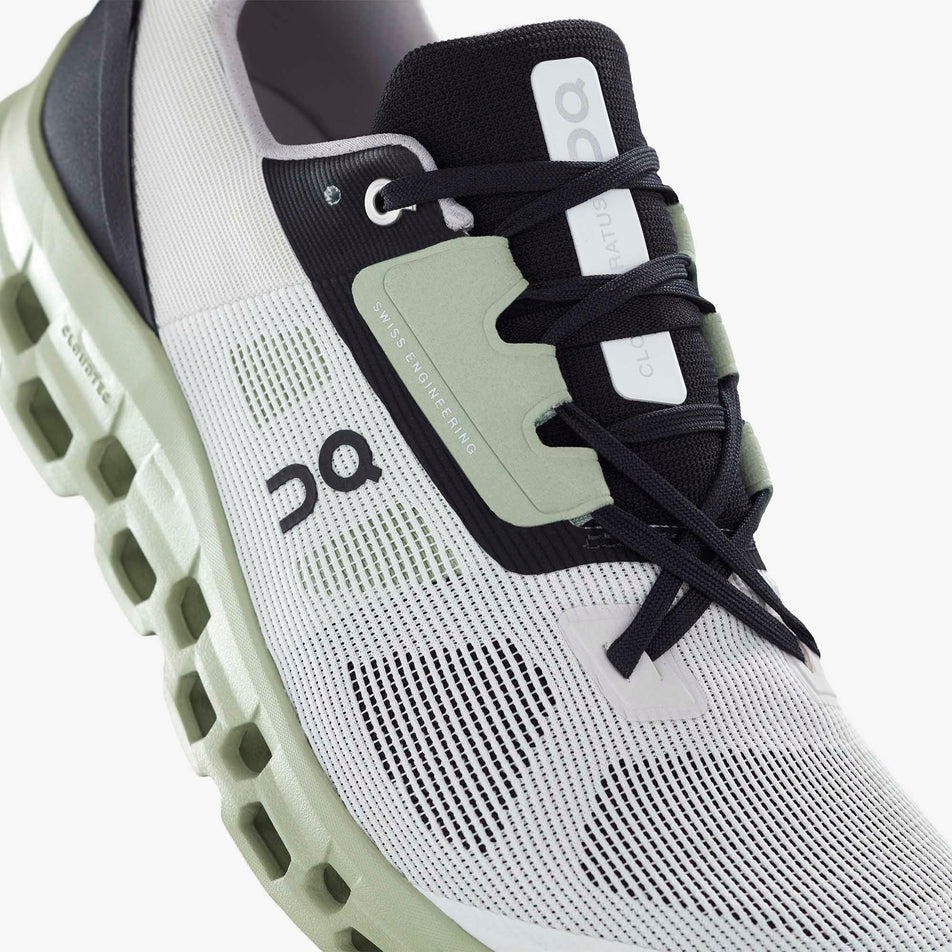 Upper view of men's on cloudstratus running shoes (6888453832866)