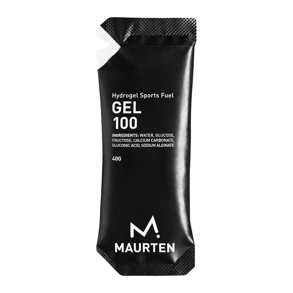 Front sachet view of maurten gel 100 box - 12 servings (7077158027426)