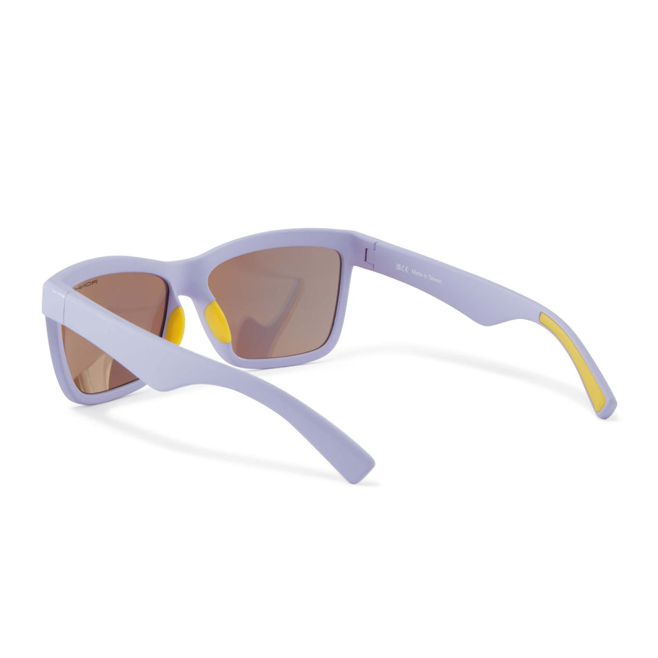 Front angled view of Ronhill Mexico City Sunglasses in purple. (7767689986210)