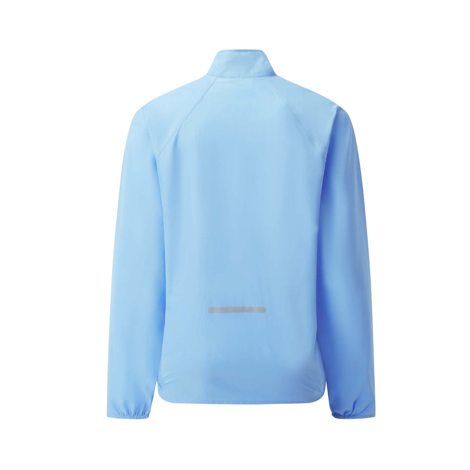 Back view of Ronhill Women's Core Running Jacket in blue. (7742635245730)