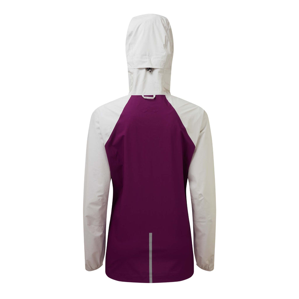 Back view of Ronhill Women's Tech Fortify Running Jacket in purple (7572900642978)