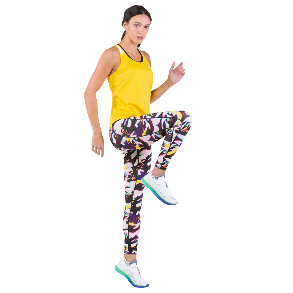 Front view of a model wearing a pair of Ronhill Women's Life Tights (7745838121122)