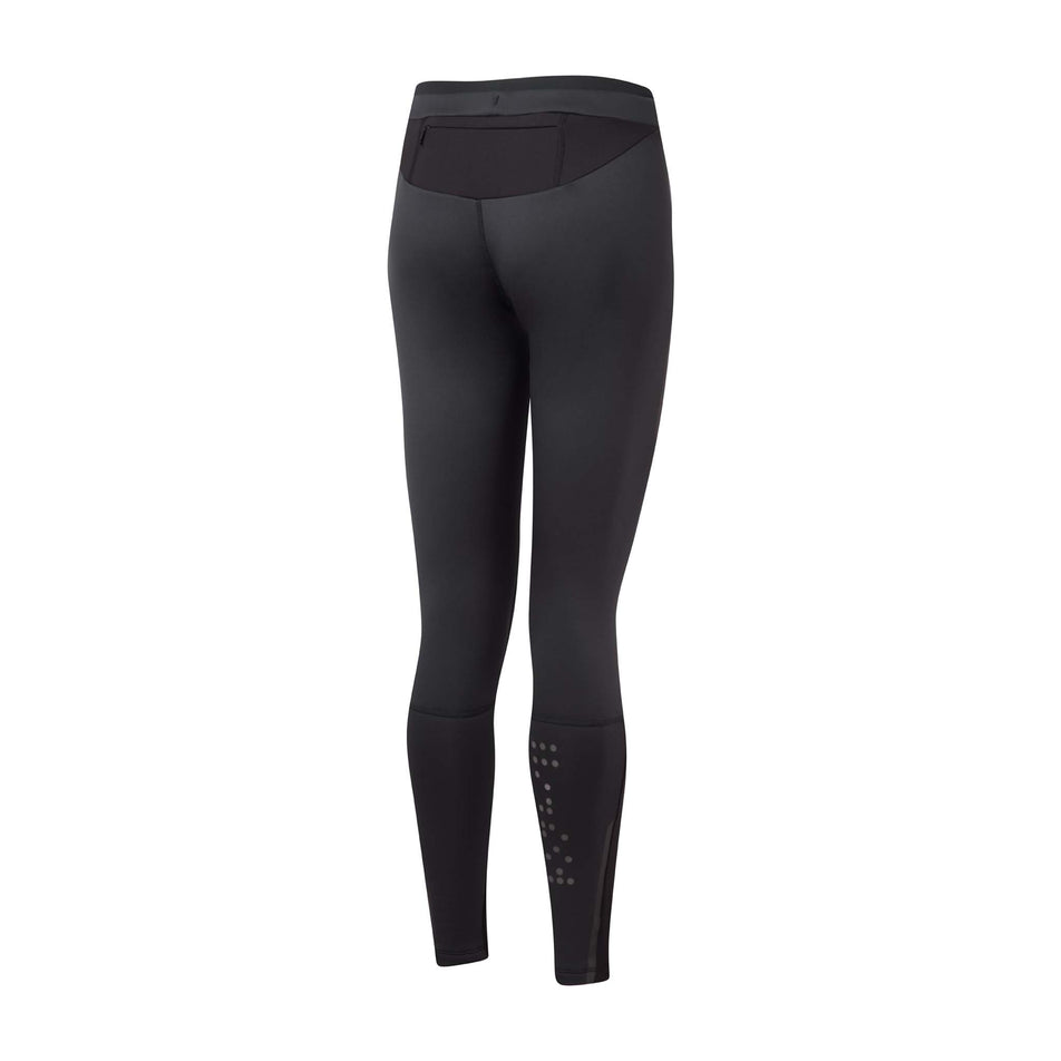 Rear view of Ronhill Women's Tech X Running Tight in black (7580041478306)