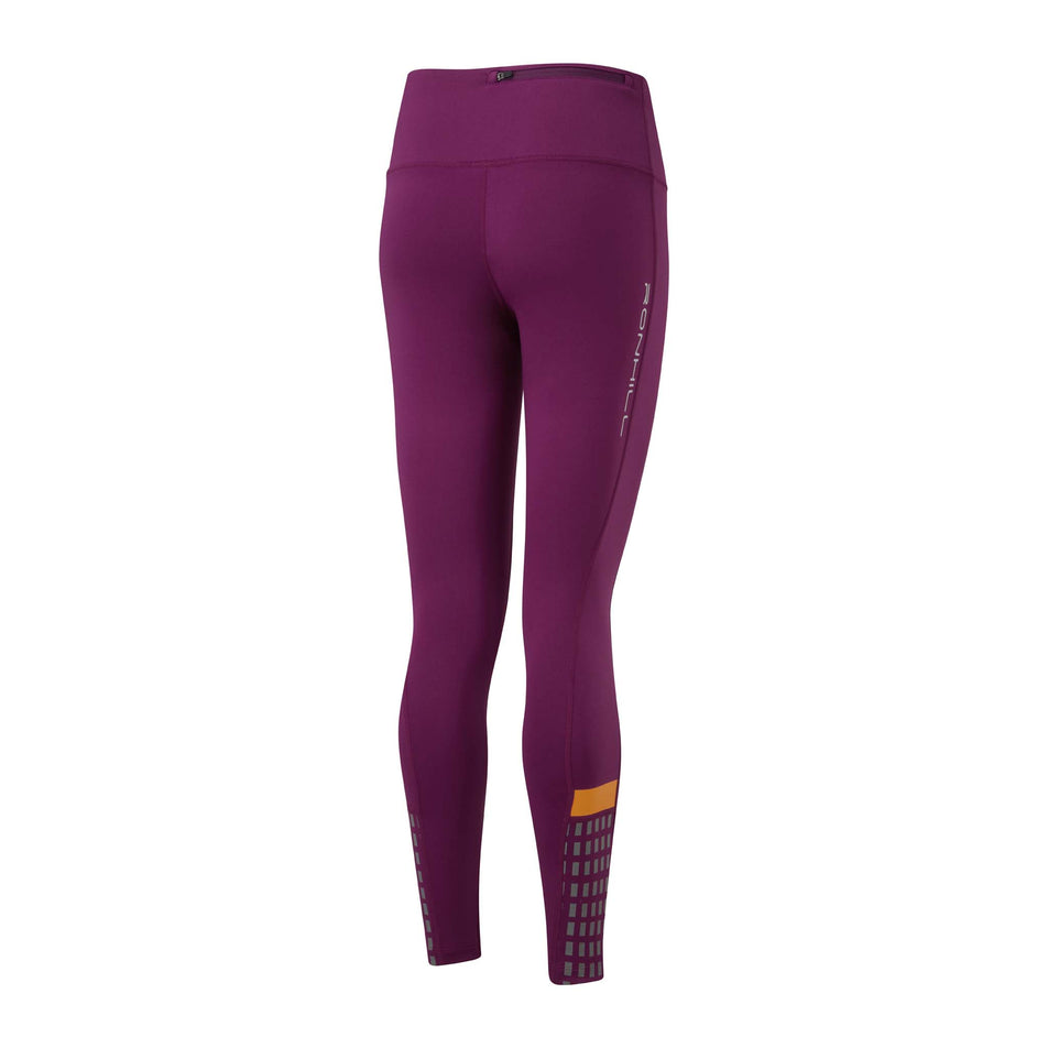 Behind view of Ronhill Women's Tech Afterhours Running Tight in purple (7572896710818)