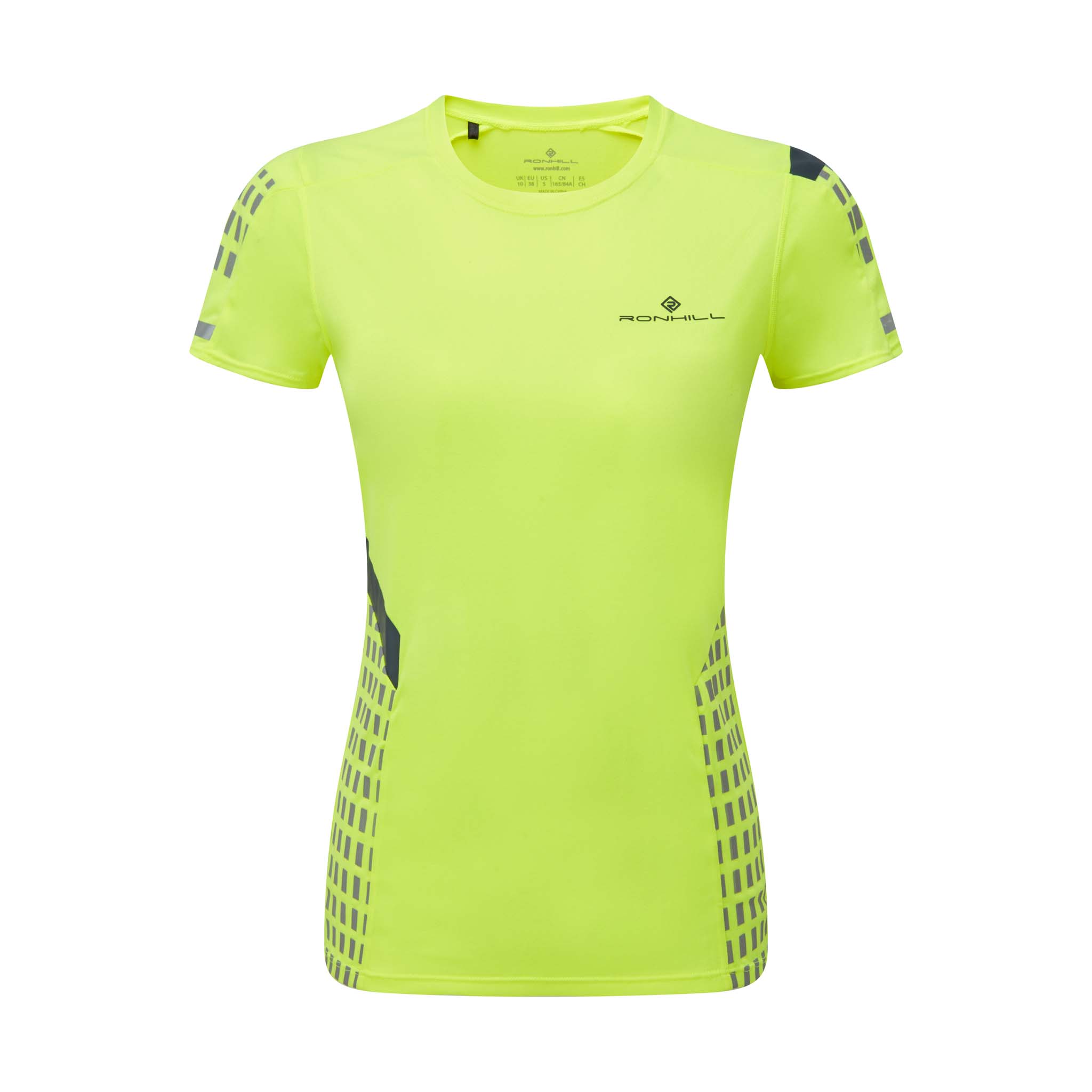 Ronhill Women's Tech Afterhours S/S Running Tee Yellow Run4It