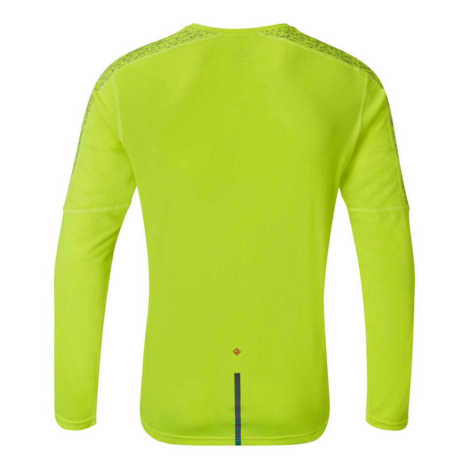 Behind View of Men's Ronhill Life Nightrunner L/S Tee (6908153659554)